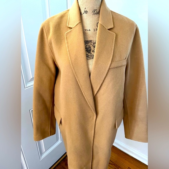 Maje Camel Color Light Coat - Picture 6 of 13